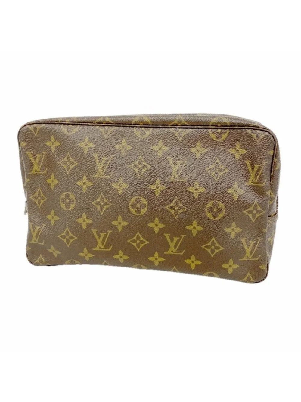 Louis Vuitton Pouch Monogram Trousse Toilet 28 Brown